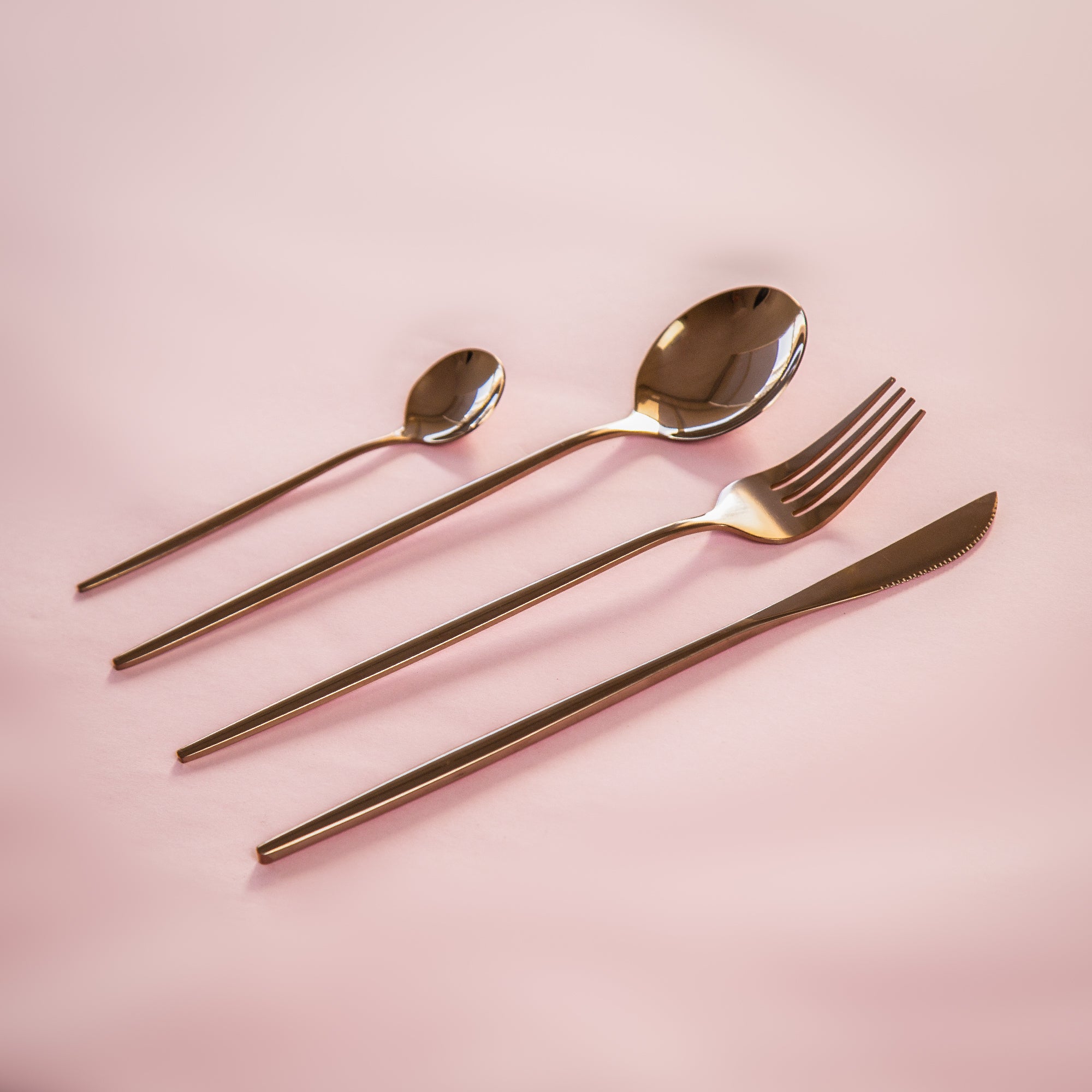 Set Cubiertos Rose Gold (6 Puestos) – TokoHop